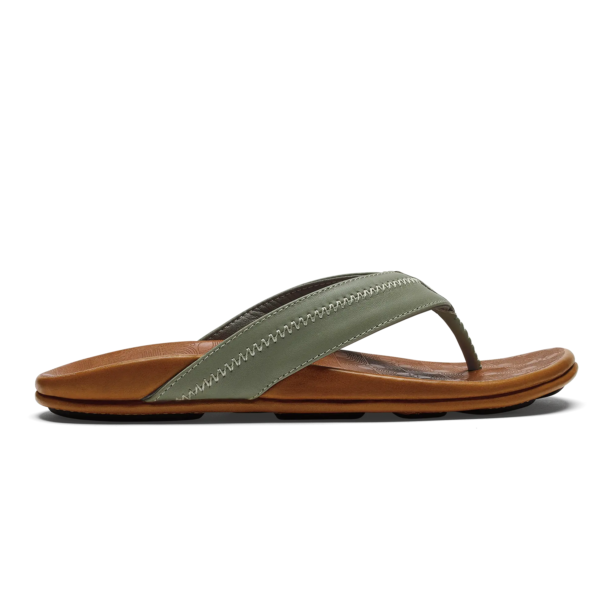 Hiapo - Odyssey Grey / Sahara Men's Leather Beach Sandals
