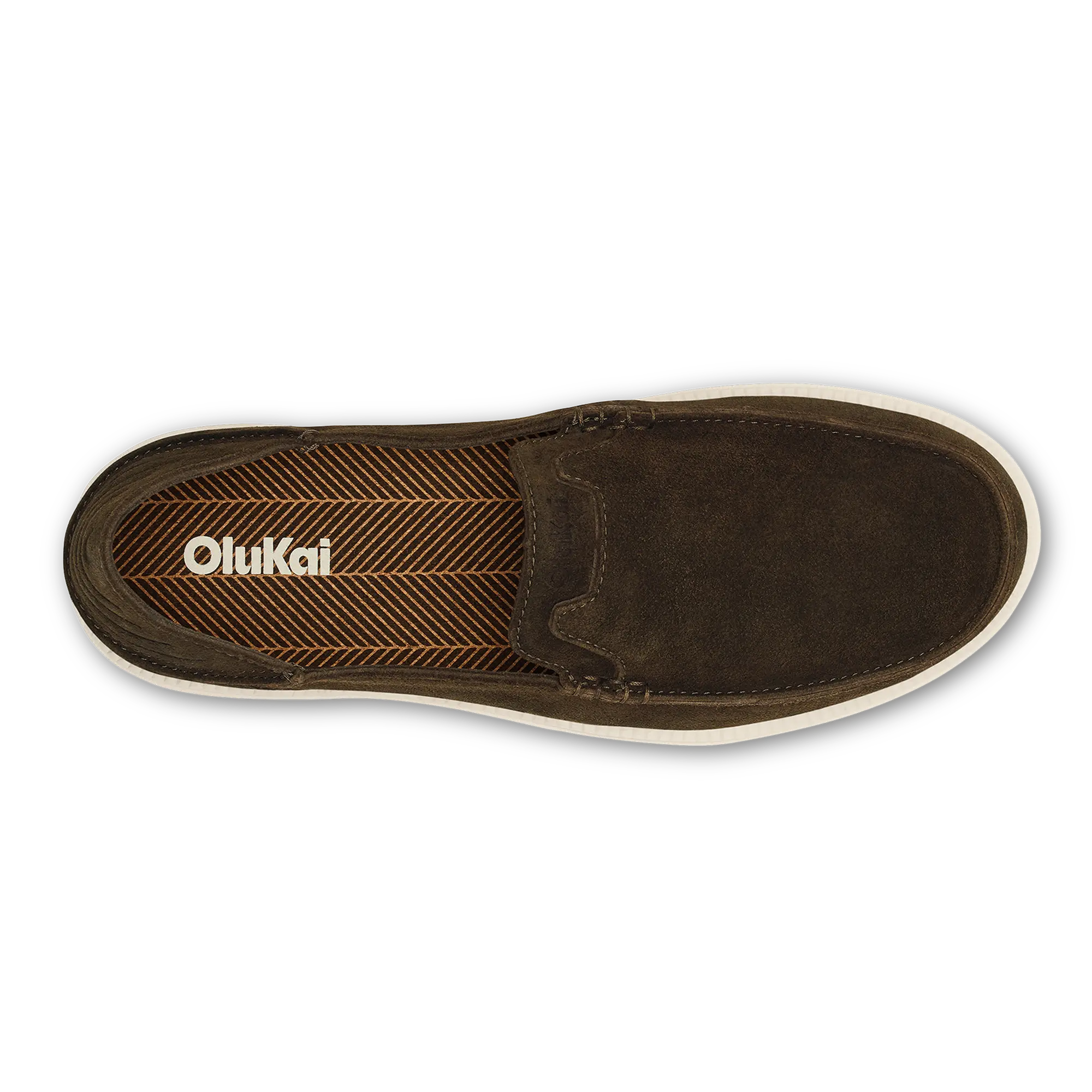 K kaha Nia Men's Suede Slip-On Shoes - Dark Wood - Image 6