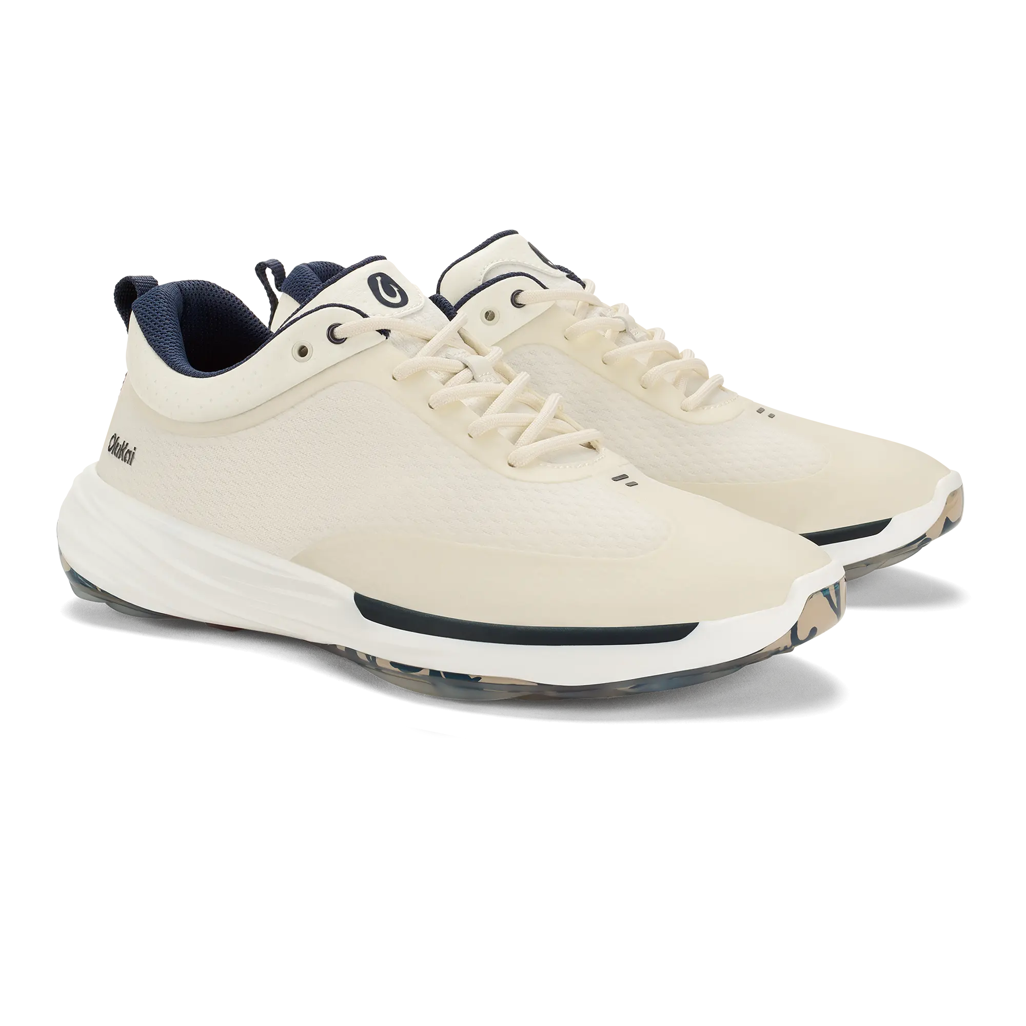 M kena Men's Waterproof Golf Shoes - White Sand - Image 5