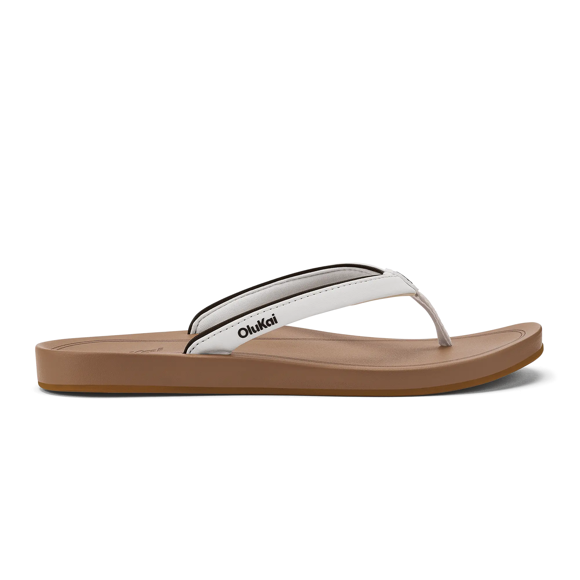 'Uiki Women's Everyday Beach Sandals - White Sand / Almond