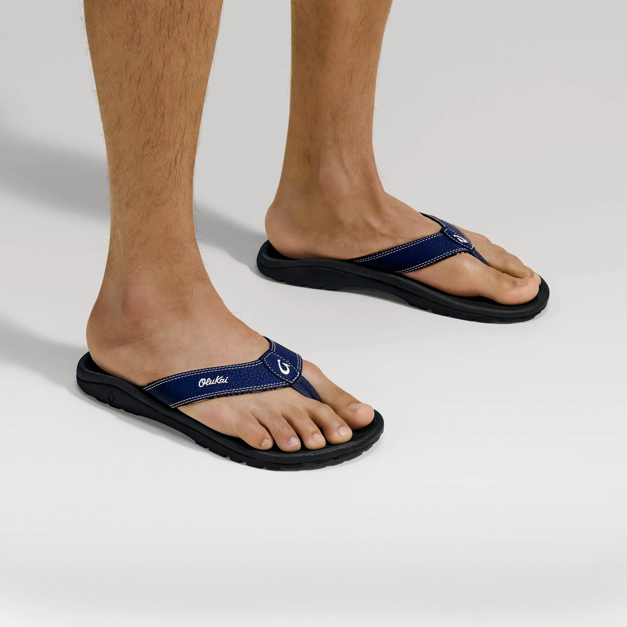 'Ohana Men's Beach Sandals - Navy / Onyx - Image 2