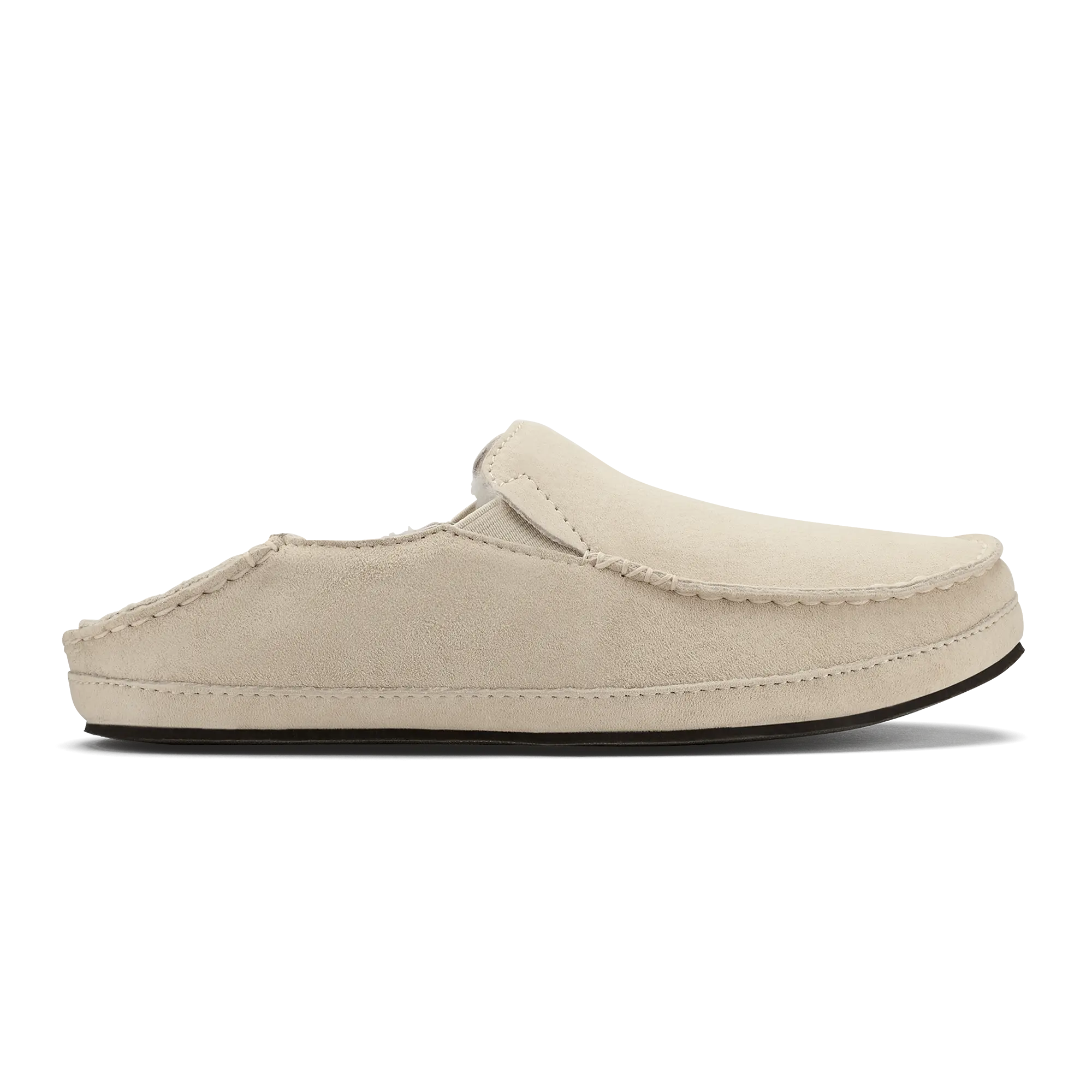 Nohea Women's Leather Slippers - Bone - Image 3