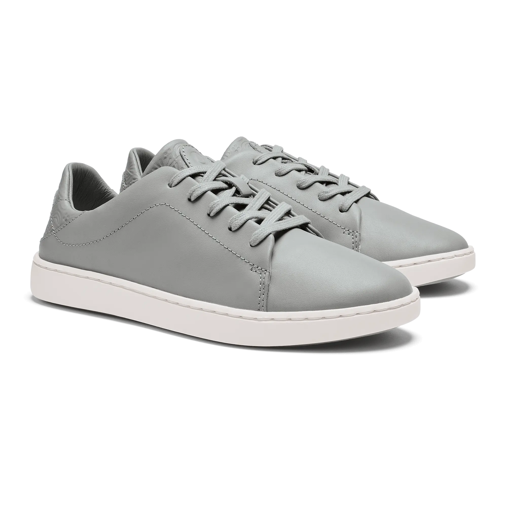 Pehuea L 'Ili Women's Leather Sneakers - Ash - Image 5