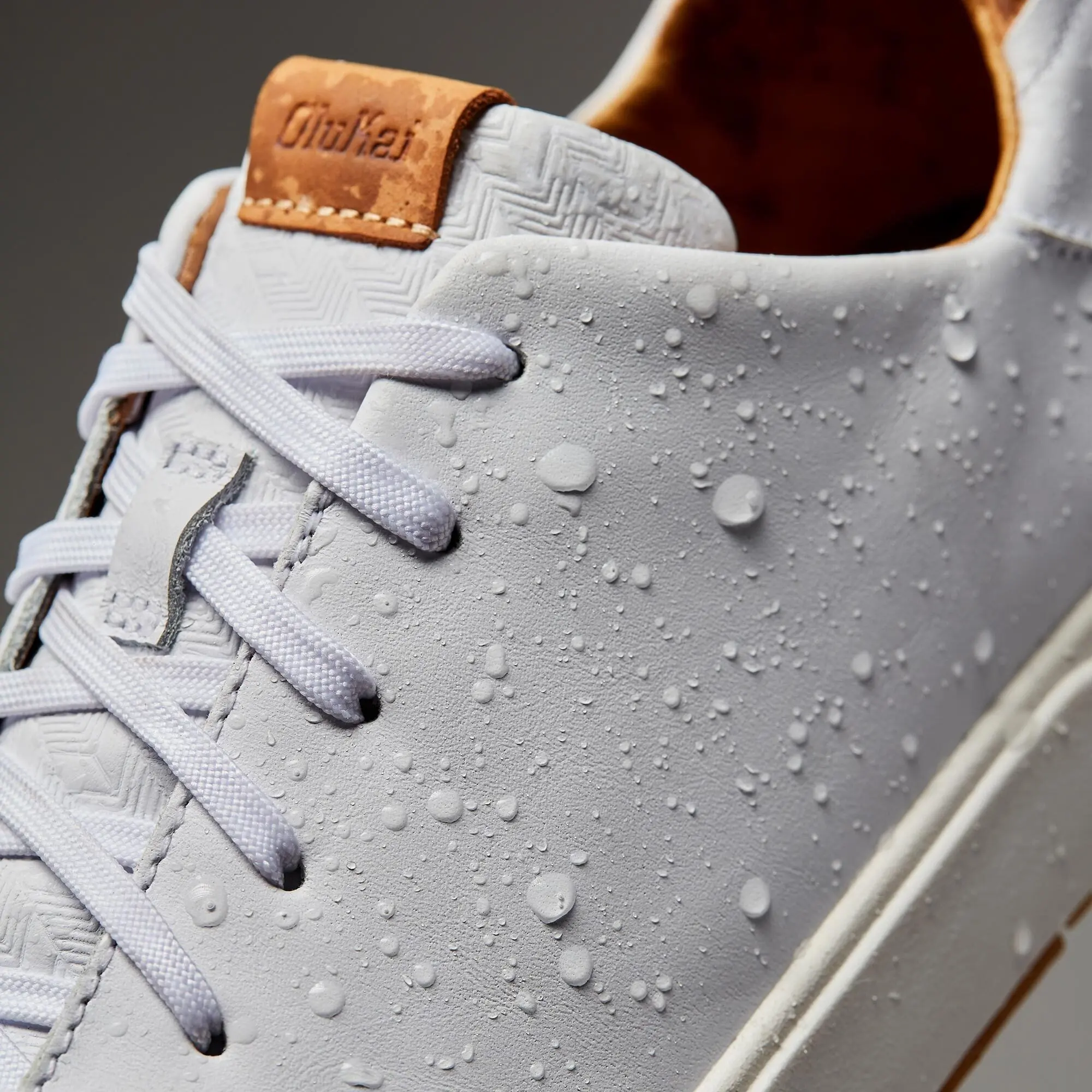 Lae'ahi L 'Ili Men's Leather Sneakers - Bright White - Image 3