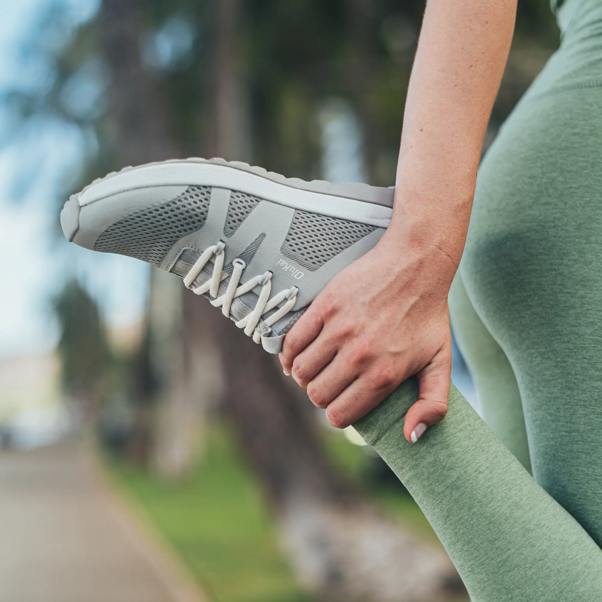 Huia Women's Athleisure Shoes - Pale Grey - Image 4